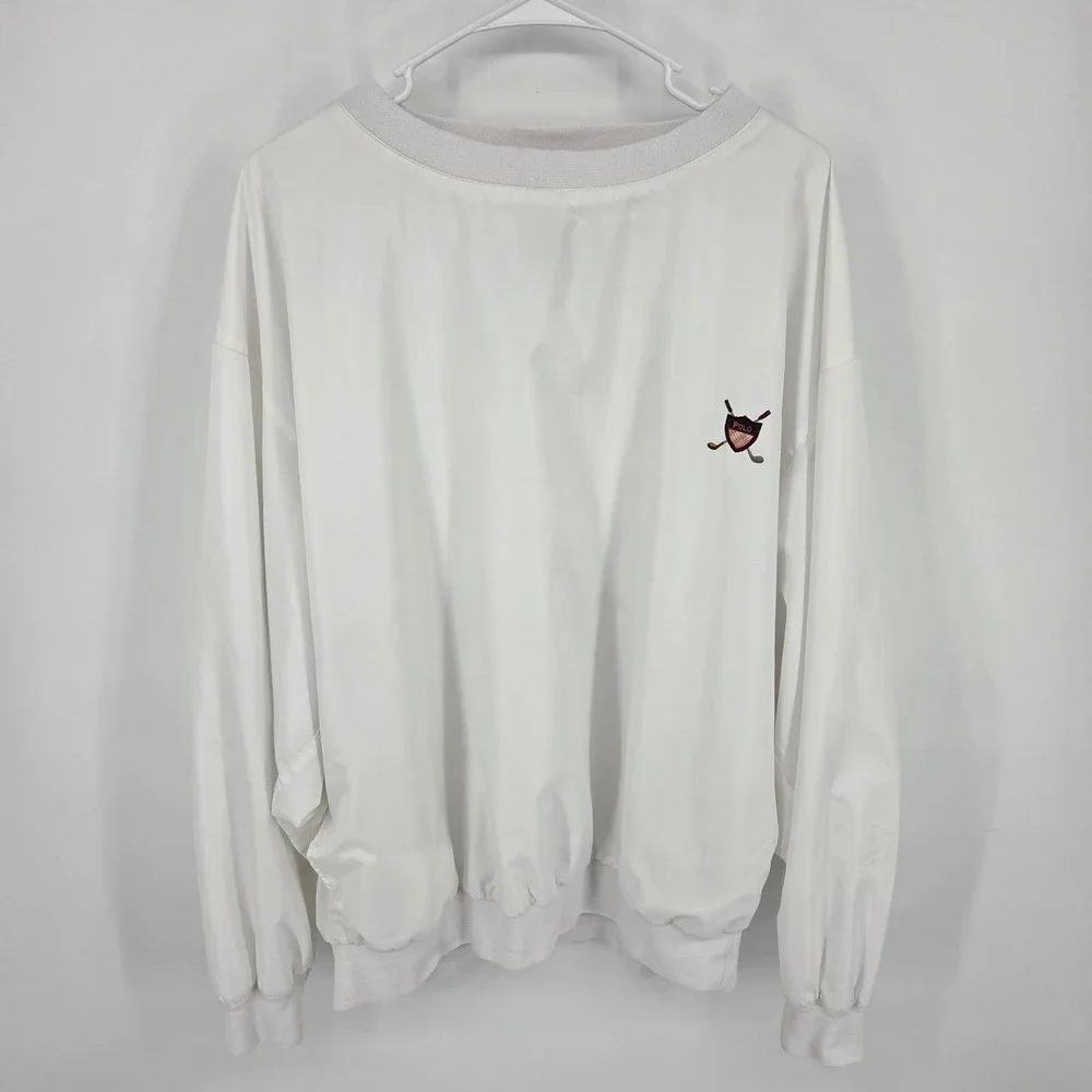 Vintage Polo Golf Ralph Lauren Shield Logo Pullover Jacket 90s XXL Windbreaker